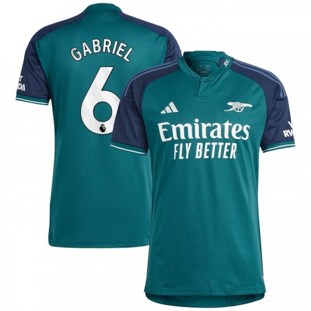 Arsenal Gabriel 6 Tredjedrakt 2023-24 Kortermet Arsenal Gabriel 6 Tredjedrakt 2023-24 Kortermet